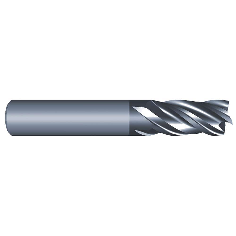 Eliminator - Corner Radius & Corner Chamfer End Mills; Mill Diameter (Inch): 5/8 ; Mill Diameter (Decimal Inch): 0.6250 ; End Type: Corner Radius ; Corner Radius (Decimal Inch): 0.0900 ; Number of Flutes: 4 ; Material: Solid Carbide - Exact Industrial Supply