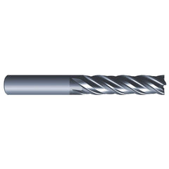 Eliminator - Corner Radius & Corner Chamfer End Mills; Mill Diameter (Inch): 1/2 ; Mill Diameter (Decimal Inch): 0.5000 ; End Type: Corner Radius ; Corner Radius (Decimal Inch): 0.0300 ; Number of Flutes: 4 ; Material: Solid Carbide - Exact Industrial Supply