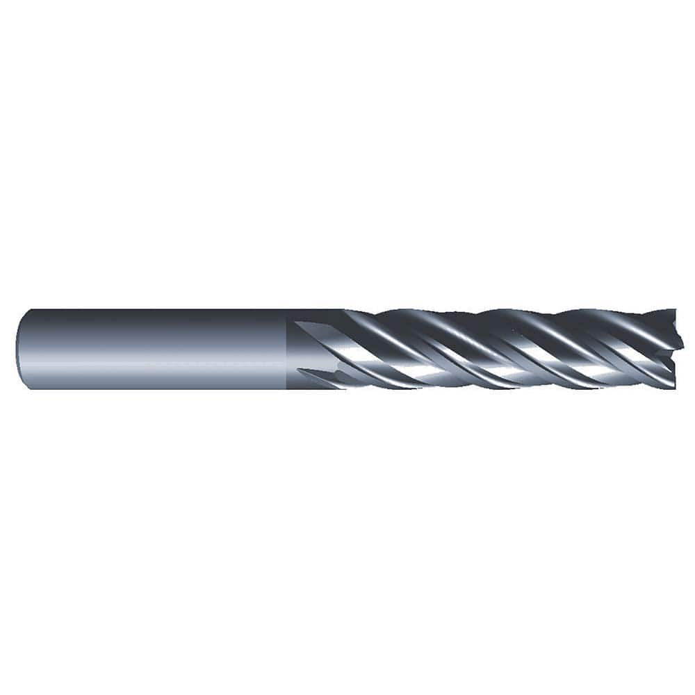 Eliminator - Square End Mills; Mill Diameter (Inch): 1/2 ; Mill Diameter (Decimal Inch): 0.5000 ; Number of Flutes: 4 ; Length of Cut (Inch): 2 ; Material: Solid Carbide ; Finish/Coating: AlCrN - Exact Industrial Supply