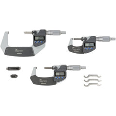 ‎DIGIMATIC MICROMETER MDC-0-75MM 3PC - Makers Industrial Supply