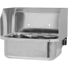 SANI-LAV - Sinks; Type: Wall Mounted Wash Sink ; Outside Length: 19 (Inch); Outside Width: 18 (Inch); Outside Height: 16-1/2 (Inch); Inside Length: 14 (Inch); Inside Width: 17 (Inch) - Exact Industrial Supply