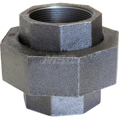 Black Union: 3/4″, 300 psi, Threaded Malleable Iron, Galvanized Finish, Class 300