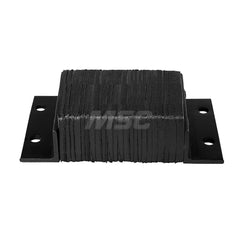 Dock Bumpers & Trailer Jacks; Bumper Shape: Square; Material: Rubber; Mounting Orientation: Horizontal; Overall Height (Decimal Inch): 12.0000; Overall Depth (Inch): 10.0000; Overall Width (Decimal Inch - 4 Decimals): 4.0000