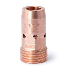 MIG Welder Gas Diffuser: Threaded 500A Max, Copper, Use with HyperFill