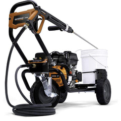 Pressure Washer: 3,300 psi, 3 GPM, Gas, Cold Water