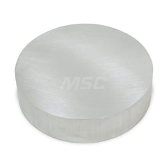 Aluminum Round Precision Sized Plate: Precision Ground, 8″ Long, 8″ Wide, 2″ Thick, Alloy 6061