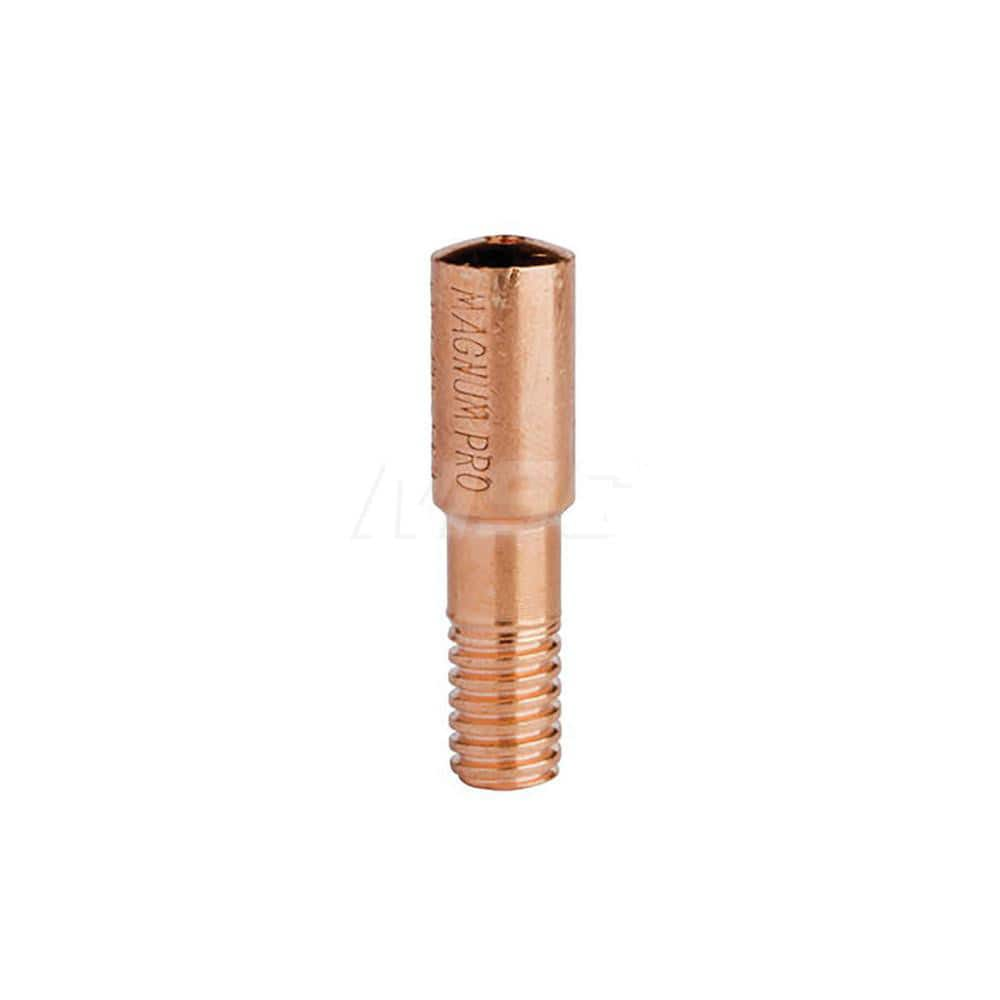 MIG Welder Contact Tip: 0.03″ Min x 0.03″ Max Wire Dia, Threaded Use with Magnum PRO