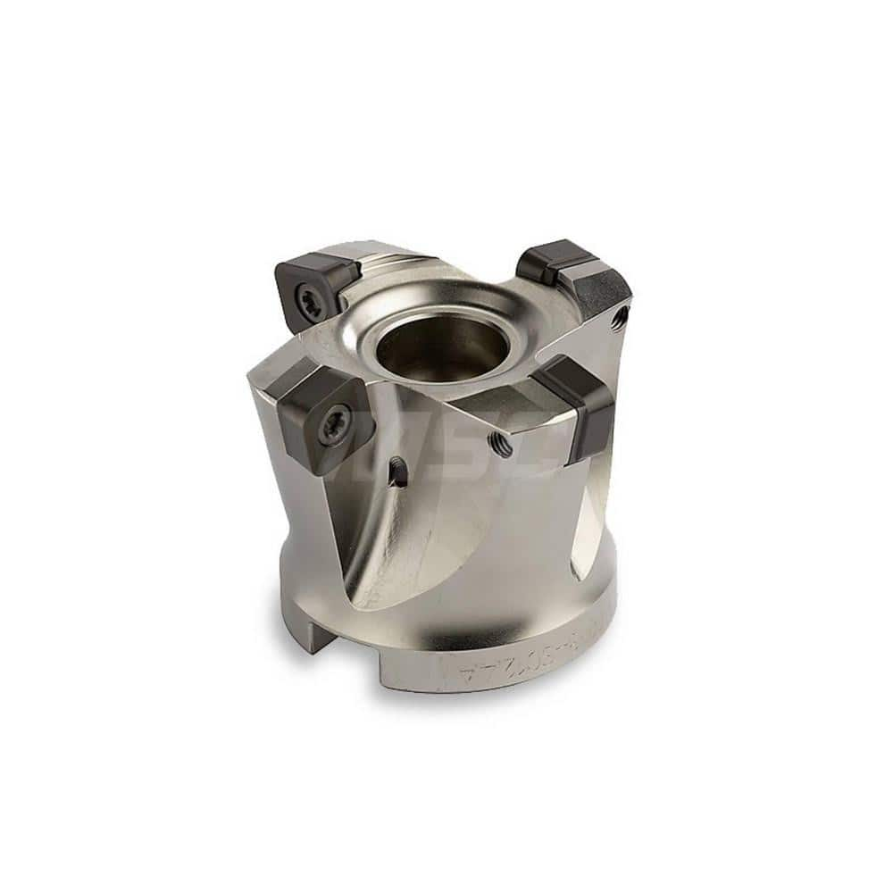 Indexable High-Feed Face Mills; Minimum Cutting Diameter: 1.2500 in; Maximum Cutting Diameter: 2.0000 in; Maximum Depth Of Cut: 0.0590 in; Arbor Hole Diameter (mm): 0.75; Compatible Insert Size Code: SC..120612; Maximum Ramping Angle: 2.3; Series: R220.21