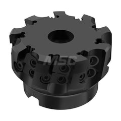 Indexable Chamfer & Angle Face Mills; Minimum Cutting Diameter (mm): 80.00; Maximum Cutting Diameter (mm): 80.00; Maximum Depth of Cut (mm): 1.00; Arbor Hole Diameter (mm): 27.00; Lead Angle: 88; Compatible Insert Size Code: SE..X1203; Cutter Style: R220.