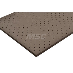 Anti-Fatigue Mat: 24″ Length, 36″ Wide, Nitrile Rubber, Beveled Edge, Standard-Duty Black