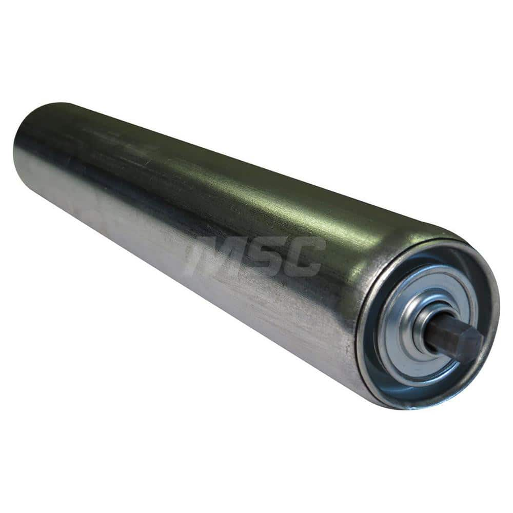 Roller Skids; Roller Material: Steel; Load Capacity: 288; Color: Chrome; Finish: Natural; Compatible Surface Type: Smooth; Roller Length: 27.0000 in; Roller Width: 2.5000; Roller Height: 2.5 in; Roller Diameter: 2.5000; Overall Height: 2.5 in; Overall Len