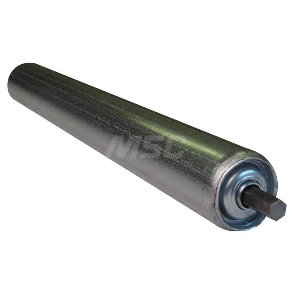 Roller Skids; Roller Material: Galvanized Steel; Load Capacity: 270; Color: Chrome; Finish: Natural; Compatible Surface Type: Smooth; Roller Length: 21.0000 in; Roller Width: 1.9000; Roller Height: 1.9000 in; Roller Diameter: 1.9000; Overall Height: 1.900