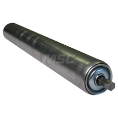 Roller Skids; Roller Material: Galvanized Steel; Load Capacity: 270; Color: Chrome; Finish: Natural; Compatible Surface Type: Smooth; Roller Length: 21.7500 in; Roller Width: 1.9000; Roller Height: 1.9000 in; Roller Diameter: 1.9000; Overall Height: 1.900