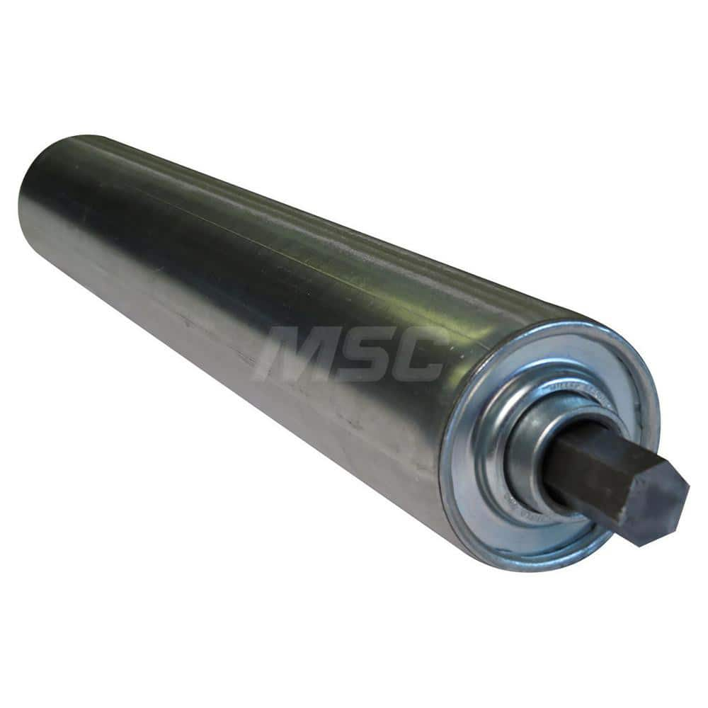 Roller Skids; Roller Material: Galvanized Steel; Load Capacity: 846; Color: Chrome; Finish: Natural; Compatible Surface Type: Smooth; Roller Length: 36.0000 in; Roller Width: 2.5000; Roller Height: 2.5 in; Roller Diameter: 2.5000; Overall Height: 2.5 in;