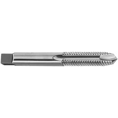 Spiral Point Tap: Metric, 2 Flutes, Plug, 3B, High Speed Steel, Chrome Finish 7/8″ Thread Length, 2.38″ OAL, Right Hand, D2