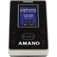 Amano - Time Clocks & Time Recorders Punch Style: Biometric Power Source: 100 to 240 V @ 50 to 60 Hz - Makers Industrial Supply