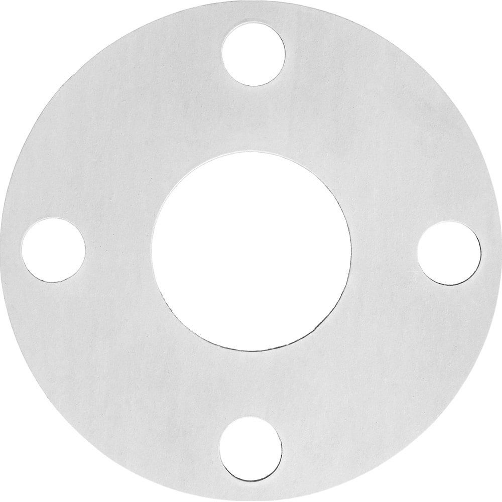 USA Sealing - Flange Gasketing; Nominal Pipe Size: 2 (Inch); Inside Diameter (Inch): 2-3/8 ; Thickness: 1/16 (Inch); Outside Diameter (Inch): 6 ; Material: Aramid with SBR Binder ; Color: White - Exact Industrial Supply