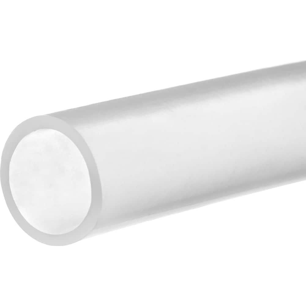 Silicone Tube: 7/16″ OD, 25' Length 40 Max psi, Clear