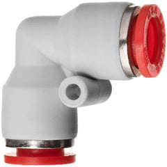 USA Sealing - Plastic Push-To-Connect Tube Fittings Type: Reducing Union Elbow Tube Outside Diameter (Inch): 1/4 x 5/32 - Makers Industrial Supply