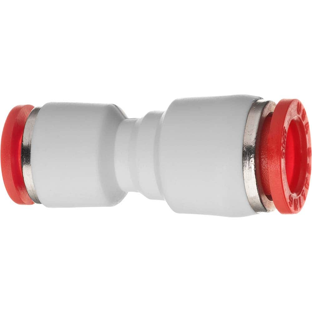 USA Sealing - Plastic Push-To-Connect Tube Fittings Type: Reducing Union Tube Outside Diameter (Inch): 1/2 x 3/8 - Makers Industrial Supply