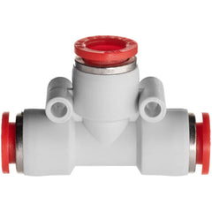 USA Sealing - Plastic Push-To-Connect Tube Fittings Type: Reducing Union Tee Tube Outside Diameter (mm): 16 x 12 - Makers Industrial Supply