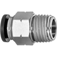 USA Sealing - Plastic Push-To-Connect Tube Fittings Type: Male Straight Tube Outside Diameter (Inch): 1/2 - Makers Industrial Supply