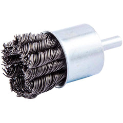 Norton - End Brushes Brush Diameter (Inch): 1 Fill Material: Carbon Steel - Makers Industrial Supply