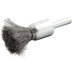 Norton - End Brushes Brush Diameter (Inch): 1/2 Fill Material: Carbon Steel - Makers Industrial Supply