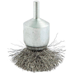 Norton - End Brushes Brush Diameter (Inch): 2 Fill Material: Carbon Steel - Makers Industrial Supply