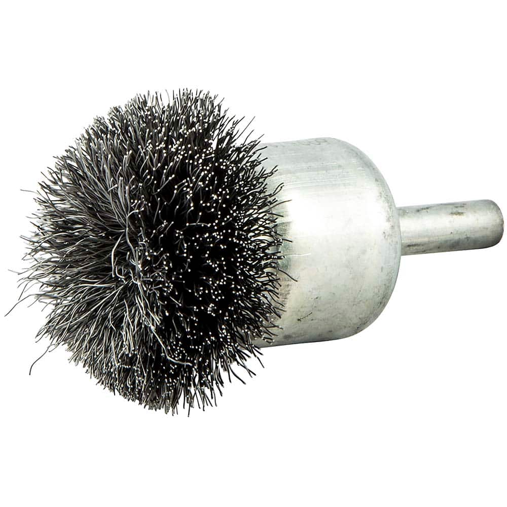 Norton - End Brushes Brush Diameter (Inch): 1-1/2 Fill Material: Carbon Steel - Makers Industrial Supply