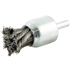 Norton - End Brushes Brush Diameter (Inch): 1 Fill Material: Brass - Makers Industrial Supply