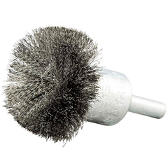 Norton - End Brushes Brush Diameter (Inch): 1-1/2 Fill Material: Carbon Steel - Makers Industrial Supply