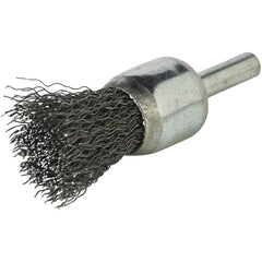 Norton - End Brushes Brush Diameter (Inch): 3/4 Fill Material: Carbon Steel - Makers Industrial Supply