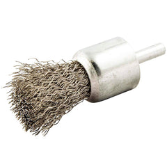 Norton - End Brushes Brush Diameter (Inch): 1 Fill Material: Stainless Steel - Makers Industrial Supply