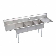 ELKAY - Stainless Steel Sinks Type: Scullery Sink Outside Length: 90 (Inch) - Makers Industrial Supply