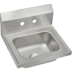 ELKAY - Stainless Steel Sinks Type: Hand Sink Outside Length: 16-3/4 (Inch) - Makers Industrial Supply