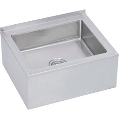 ELKAY - Stainless Steel Sinks Type: Mop Sink-Floor Mounted Outside Length: 32 (Inch) - Makers Industrial Supply