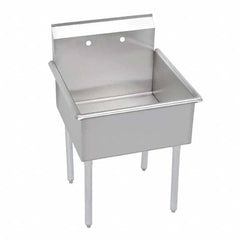 ELKAY - Stainless Steel Sinks Type: Scullery Sink Outside Length: 21 (Inch) - Makers Industrial Supply