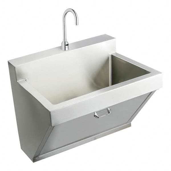 ELKAY - Stainless Steel Sinks Type: Surgeon's Scrub Sink Outside Length: 30 (Inch) - Makers Industrial Supply