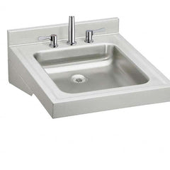 ELKAY - Stainless Steel Sinks Type: Lavatory Sink-Wall Hung Outside Length: 19 (Inch) - Makers Industrial Supply