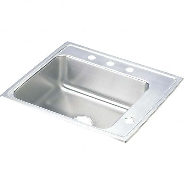 ELKAY - Stainless Steel Sinks Type: Drop In Sink Outside Length: 22 (Inch) - Makers Industrial Supply