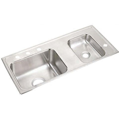 ELKAY - Stainless Steel Sinks Type: Drop In Sink Outside Length: 37-1/4 (Inch) - Makers Industrial Supply