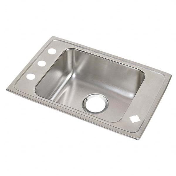 ELKAY - Stainless Steel Sinks Type: Drop In Sink Outside Length: 31 (Inch) - Makers Industrial Supply