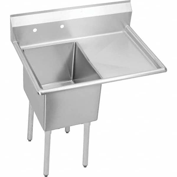 ELKAY - Stainless Steel Sinks Type: Scullery Sink Outside Length: 50-1/2 (Inch) - Makers Industrial Supply