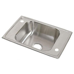 ELKAY - Stainless Steel Sinks Type: Drop In Sink Outside Length: 25 (Inch) - Makers Industrial Supply