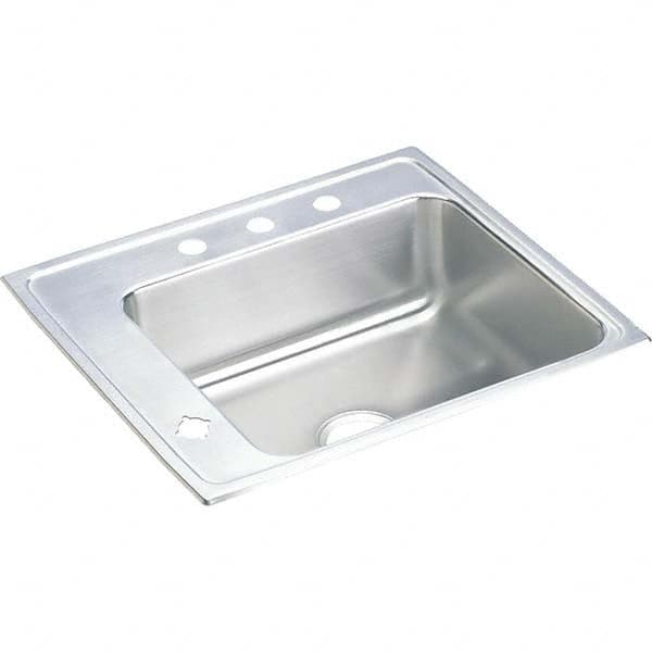 ELKAY - Stainless Steel Sinks Type: Drop In Sink Outside Length: 22 (Inch) - Makers Industrial Supply