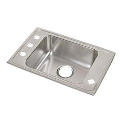 ELKAY - Stainless Steel Sinks Type: Drop In Sink Outside Length: 31 (Inch) - Makers Industrial Supply