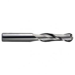 1mm Dia. x 50mm Overall Length 2-Flute Square End Solid Carbide SE End Mill-Round Shank-Center Cutting-WXL - Makers Industrial Supply