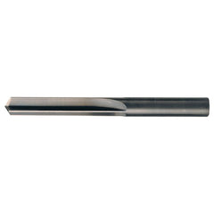 ‎#54 Dia. × 0.055″ Shank × 1/2″ Flute Length × 1-1/2″ OAL, 140°, Bright, 2xD Flute, Round Solid Carbide Drill - Exact Industrial Supply