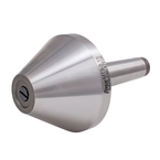 Bull Nose & Pipe Live Center MT5 Head Diameter 6.61in T.I.R. .0008 - Makers Industrial Supply